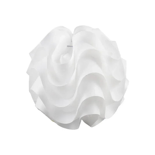 Abat-jour ondulé en polypropylène suspendu – design sphérique moderne pour cafés, bars ou intérieurs créatifs - Décoration intérieure