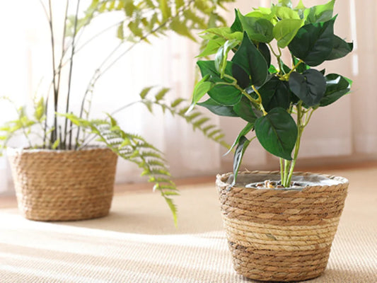 Pot Panier de Fleur Tressé