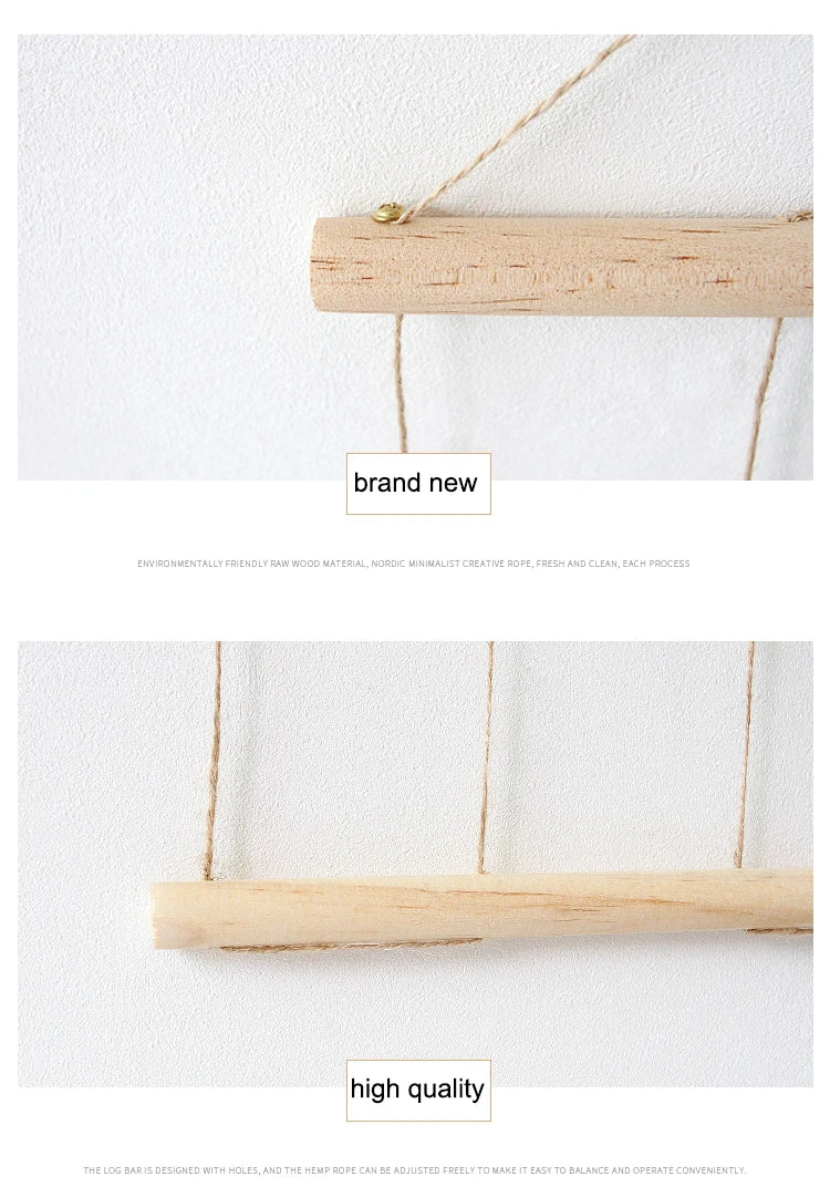 Macramé Murale Porte photos