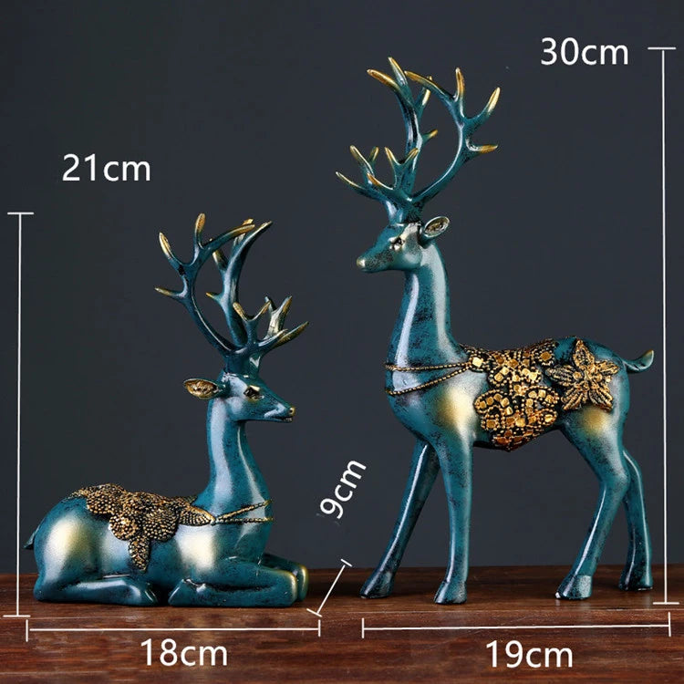 Figurine de Cerfs Décoration Intérieure