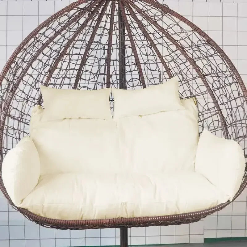 Housse de coussin épaisse et douce pour chaise suspendue, tissu respirant et indéformable, sans rembourrage, déco intérieure ou extérieure - Décoration intérieure