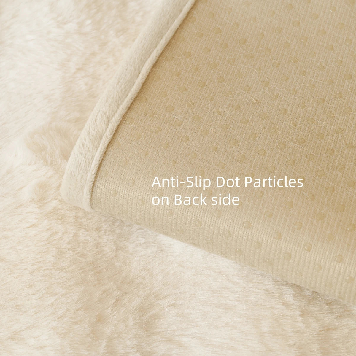 Housse de Canapé en Peluche de Fourrure