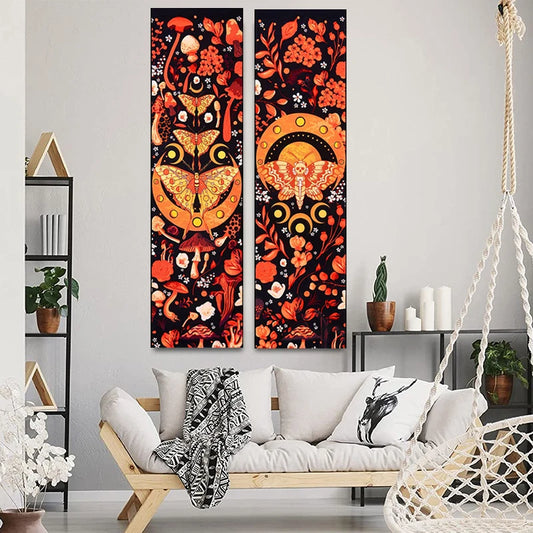 Tenture Murale Papillon Bohème