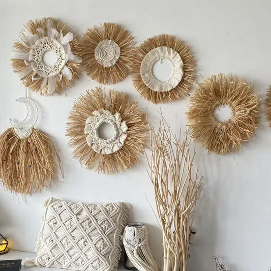 Décorations Murales en raphia