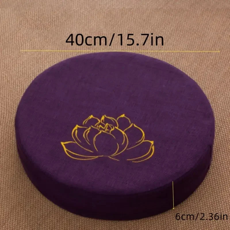Coussin en Lin pour Yoga et Méditation