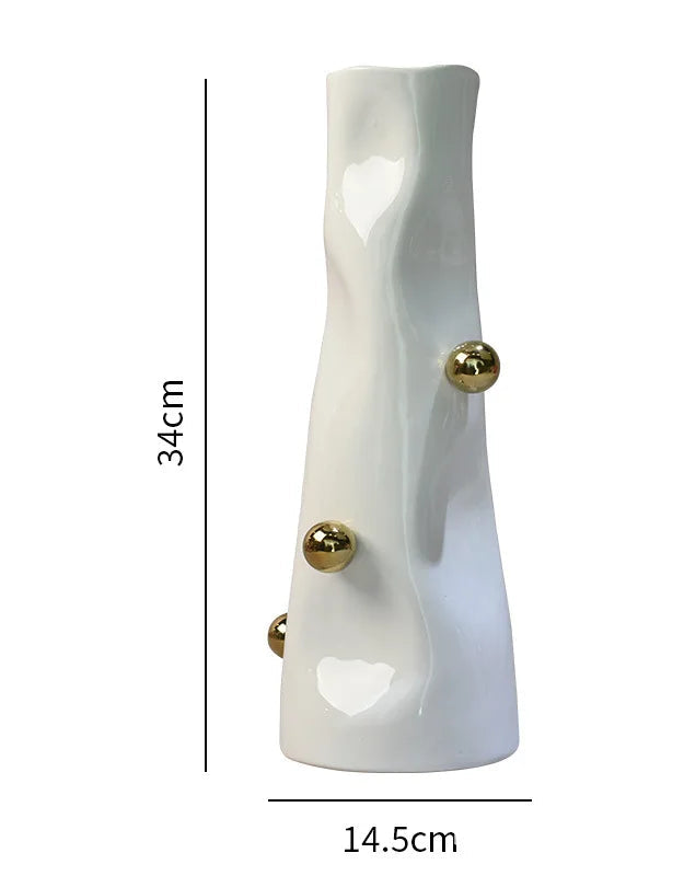 Vase en Résine Géométrique