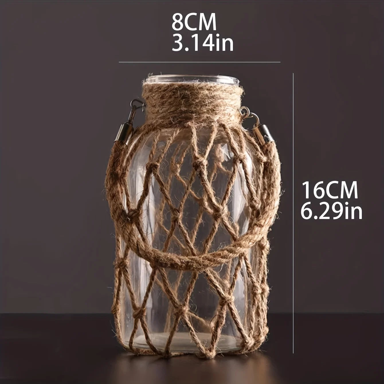 Vase en Verre Rétro