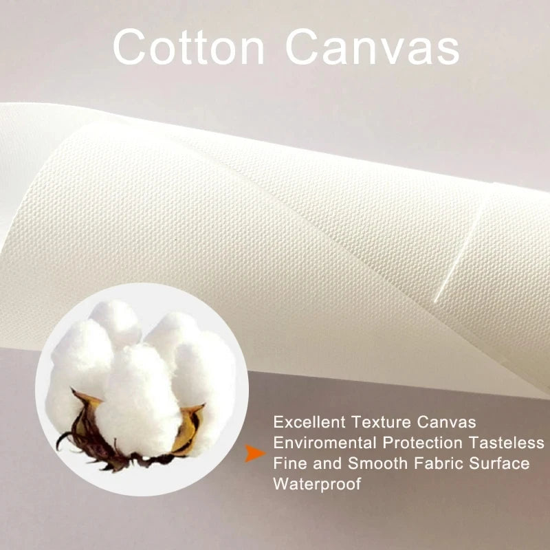 Toile Abstraite Fleur Rose Noire