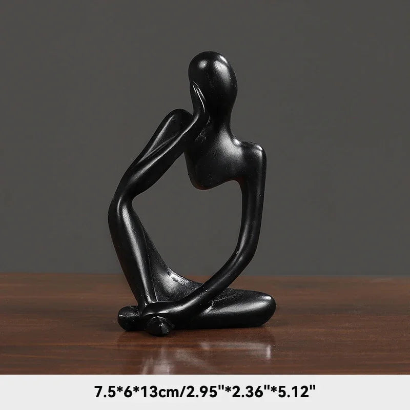 Statue abstraite du Penseur