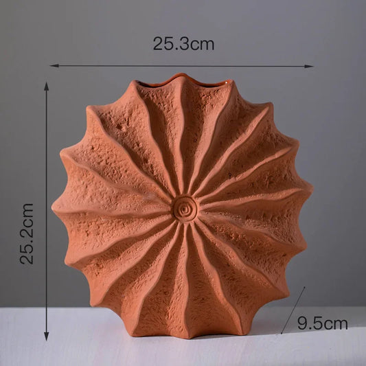 Vase en Céramique Coquillage