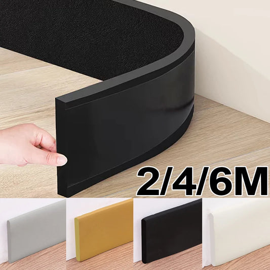 Revêtement Autocollant Mural Plinthe 3D