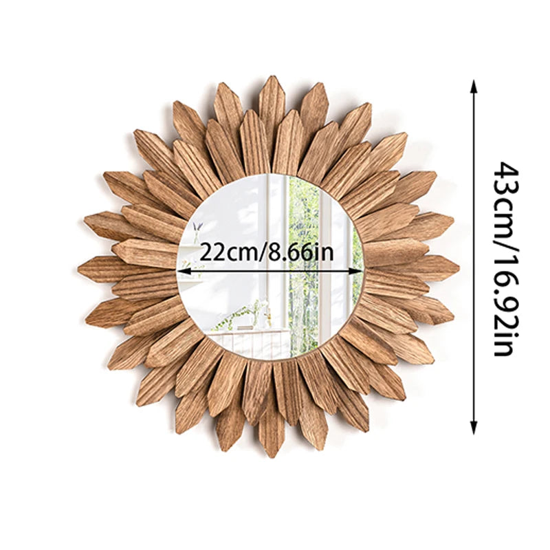 Miroir Décoratif Mural Rond