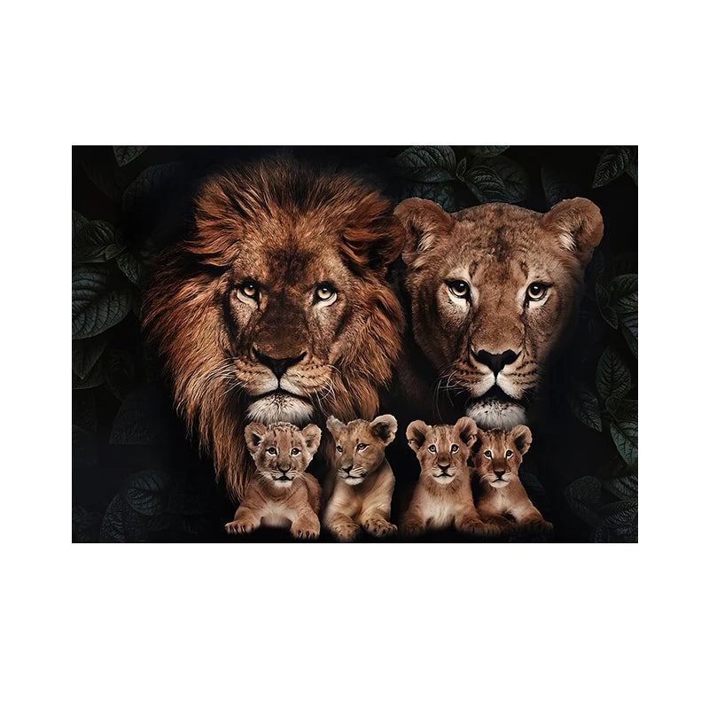 Toile d’Art Animal Lion