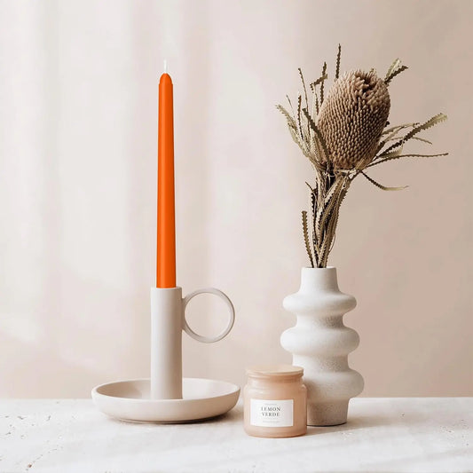 Bougie Chandelier Orange