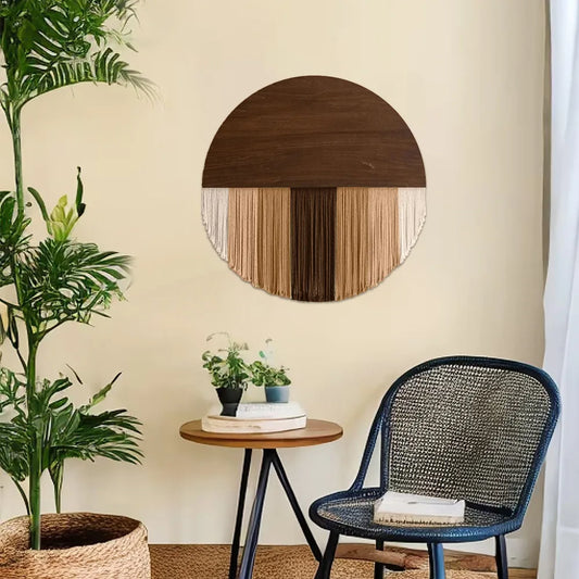 Macramé Murale grand format Coloré