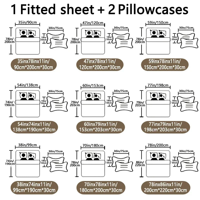 Parure de Drap-Housse Bohème