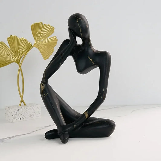 Statue de Penseur Graffiti