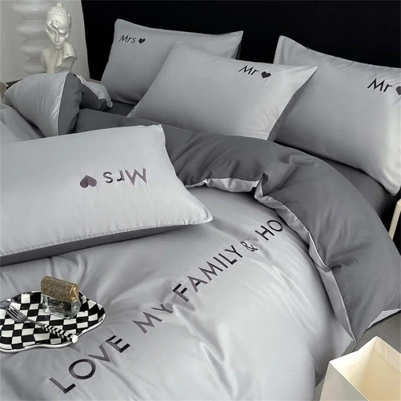 Parure Housse de Couette Style Nordique