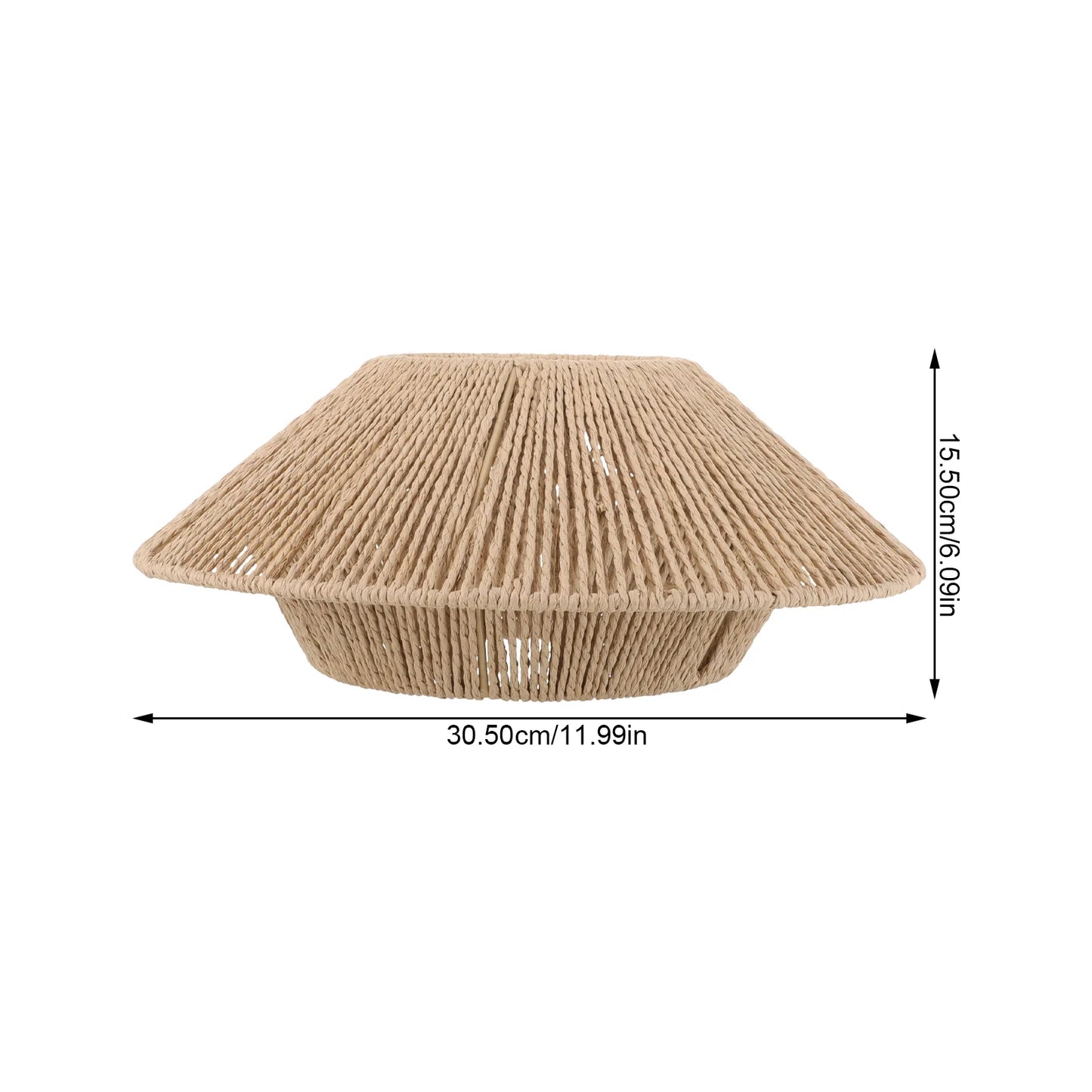 Abat Jour vintage en rotin