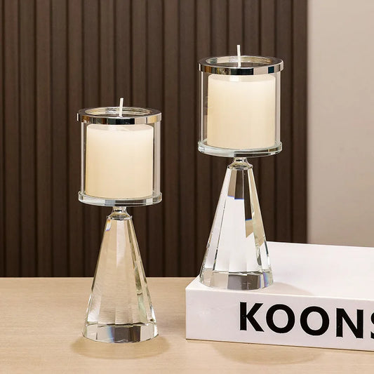 Deux Chandeliers Coniques