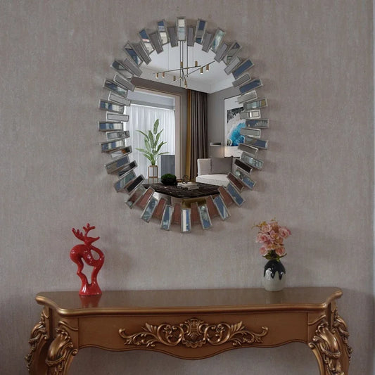 Miroir Décoratif Mural Rond