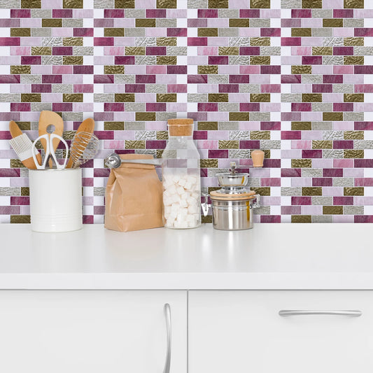 Revêtement Autocollant Mural Décoratif Mosaïque