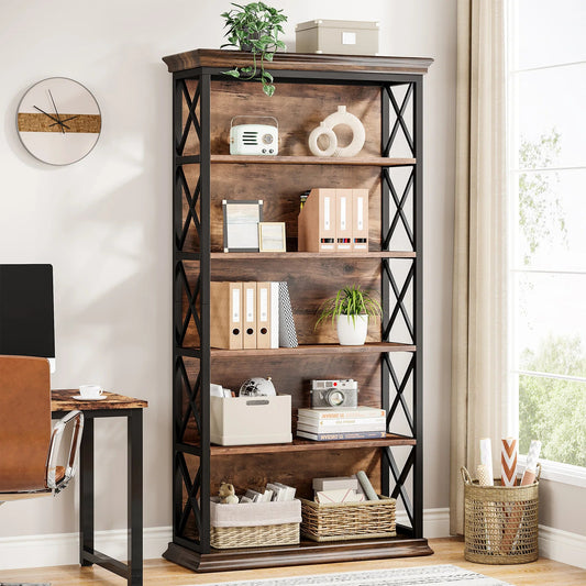 Bibliothèque et Étagères 6 Niveaux