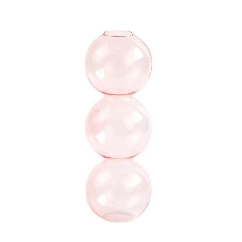 Vase en Verre à Bulles style Nortique
