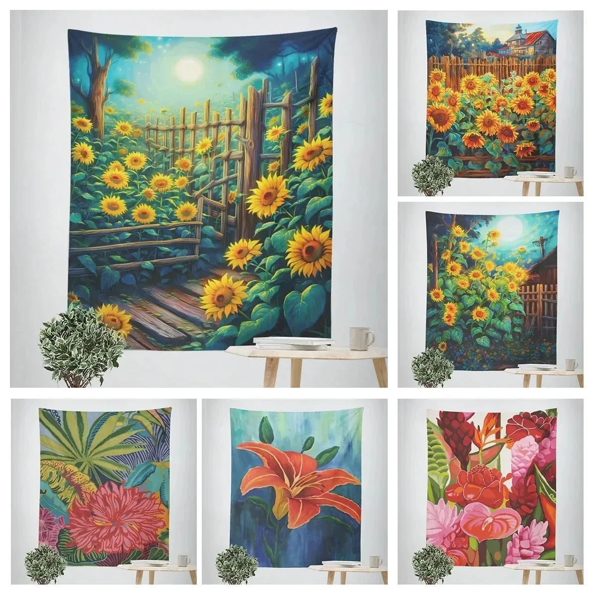 Tenture Murale Fleur