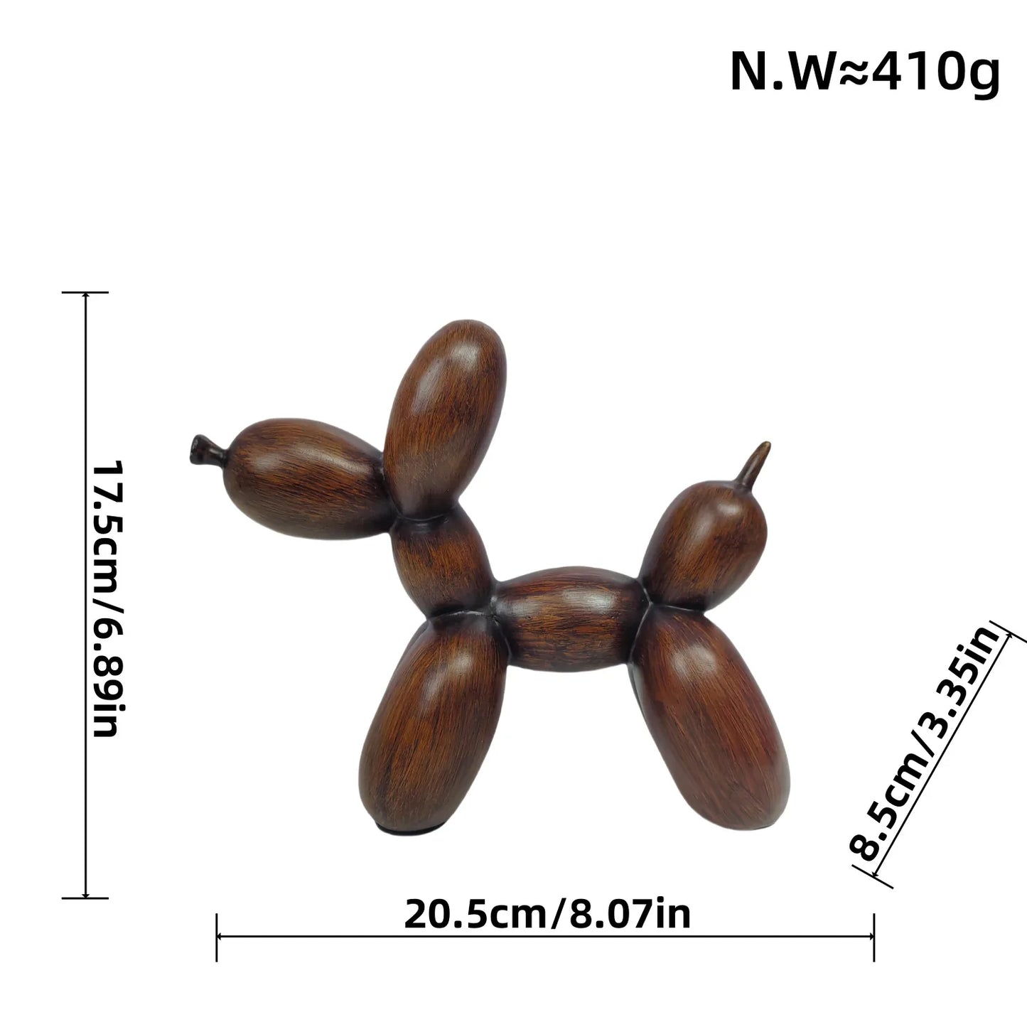 Figurine Chien Ballon Colorée