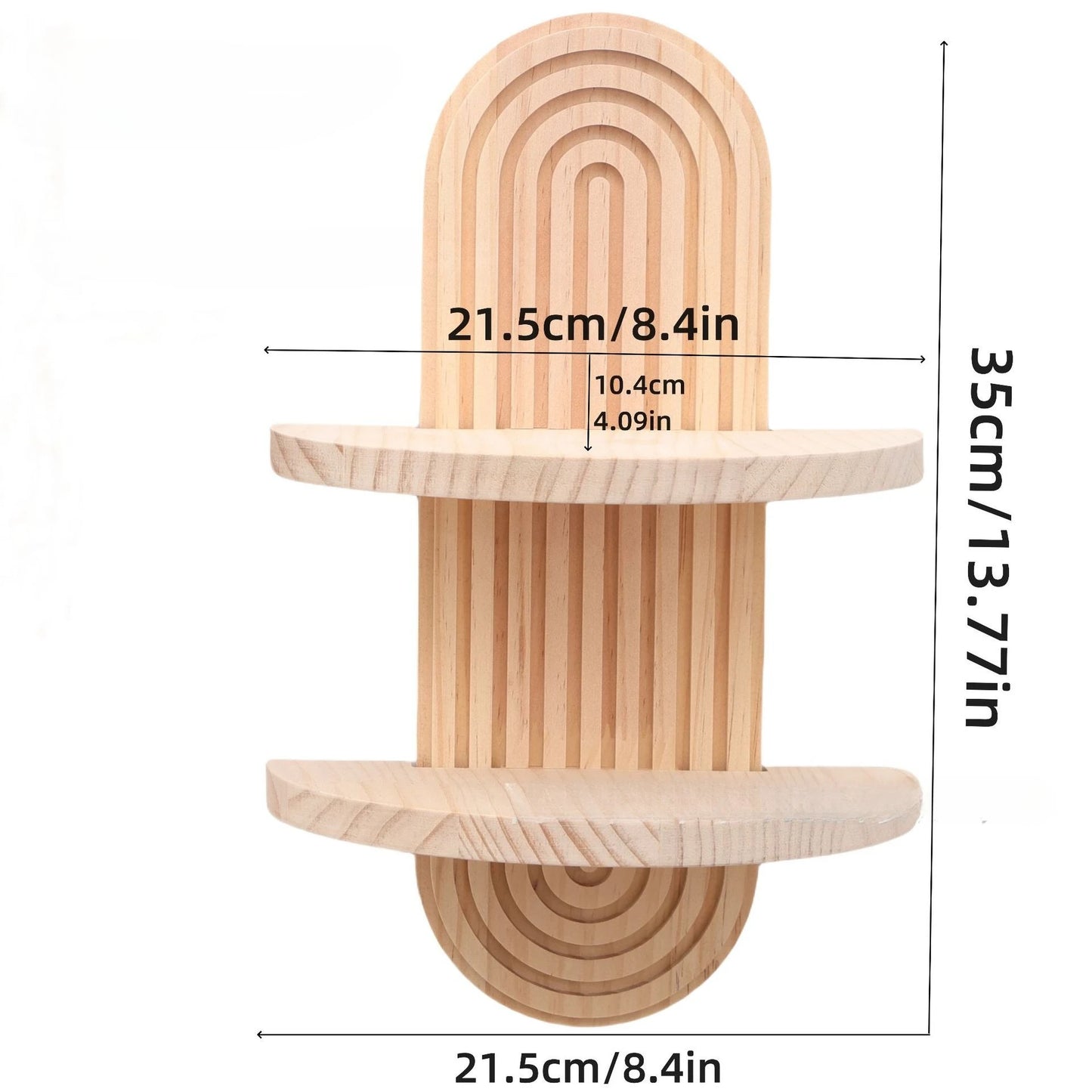 Étagères Murales en Bois