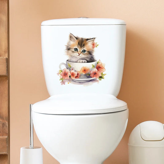 Autocollant Mural Animal WC