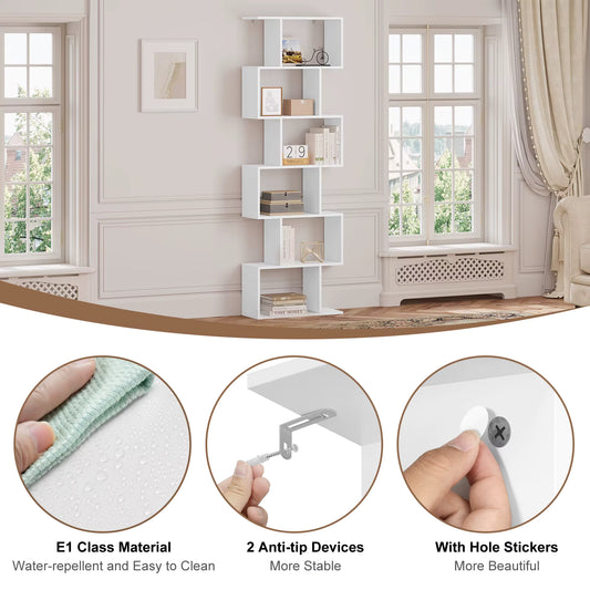 Bibliothèque en forme de S - 6 niveaux