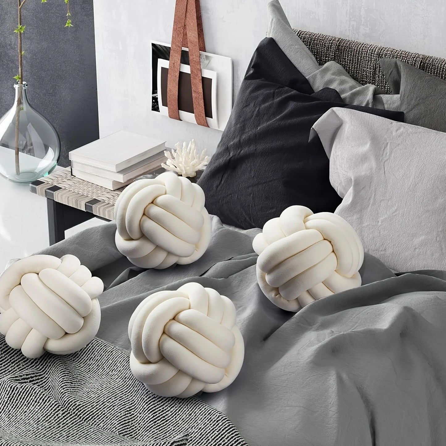 Coussin à nœud Art Déco