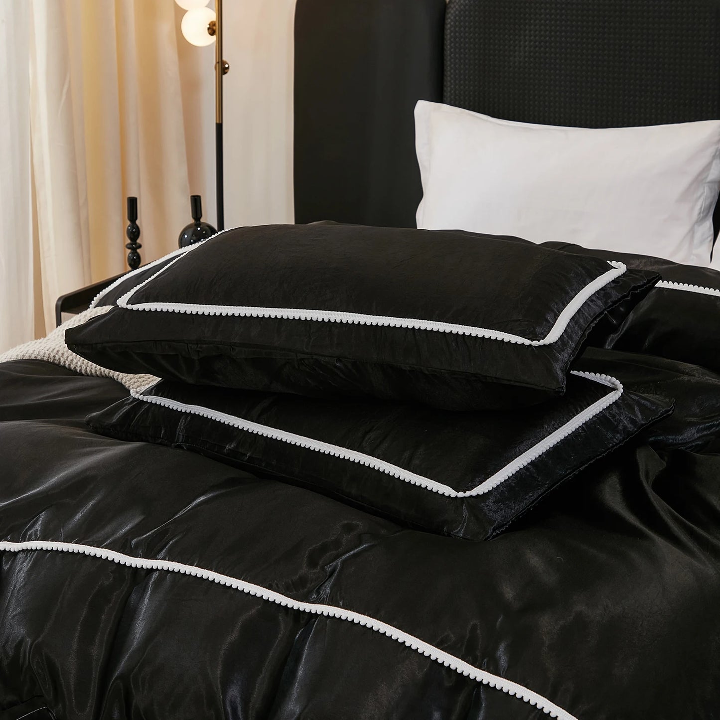 Parure de lit en Satin