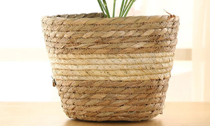 Pot Panier de Fleur Tressé