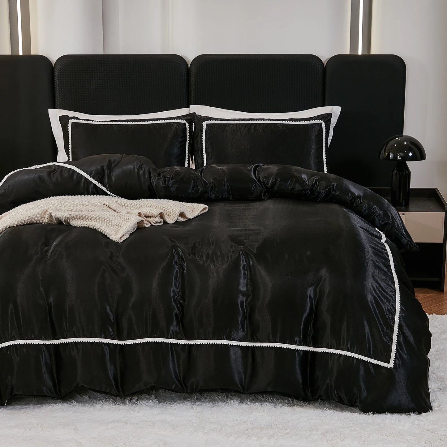 Parure de lit en Satin