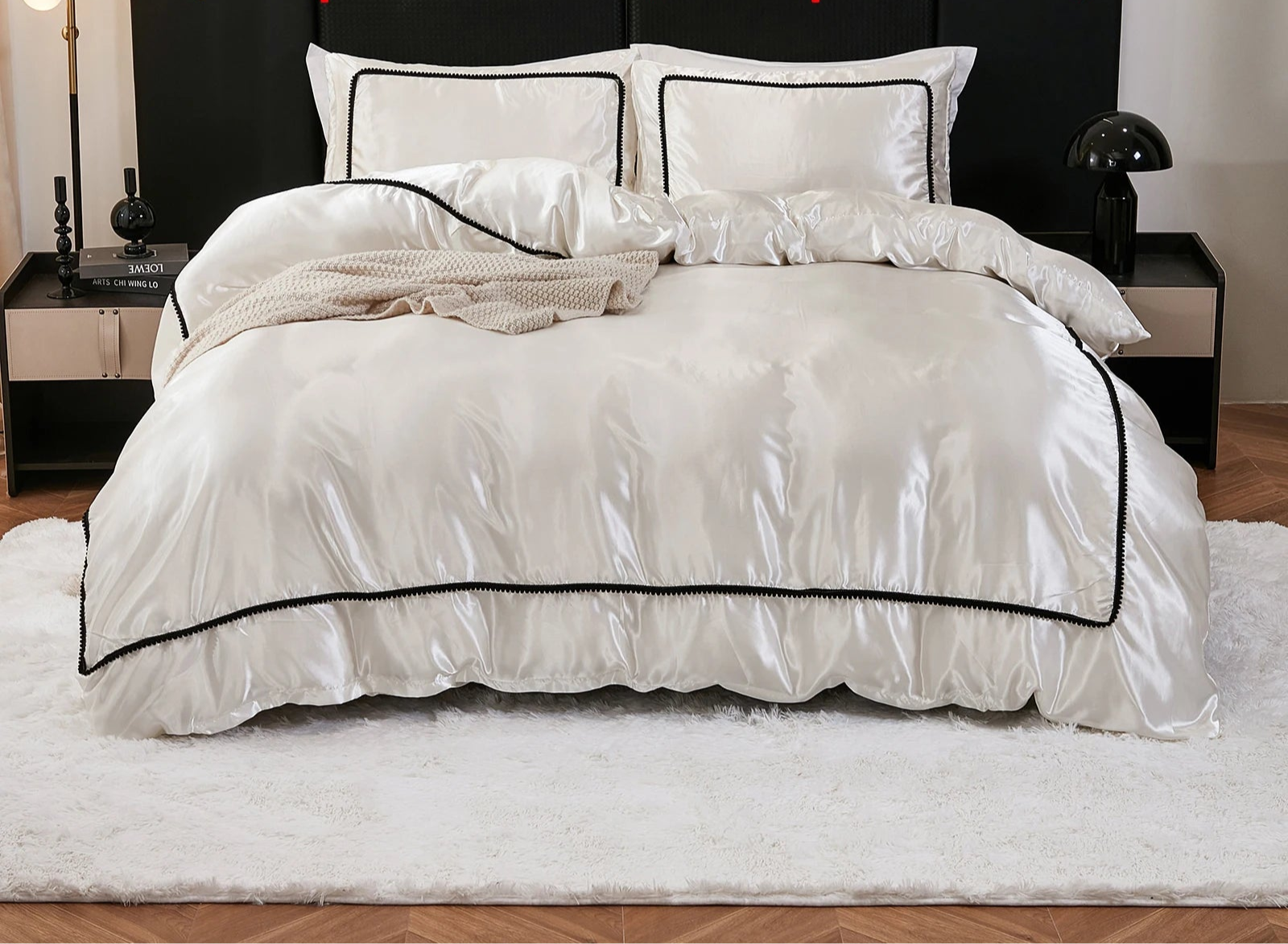Parure de lit en Satin