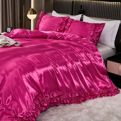 Parure Housse de Couette en Satin