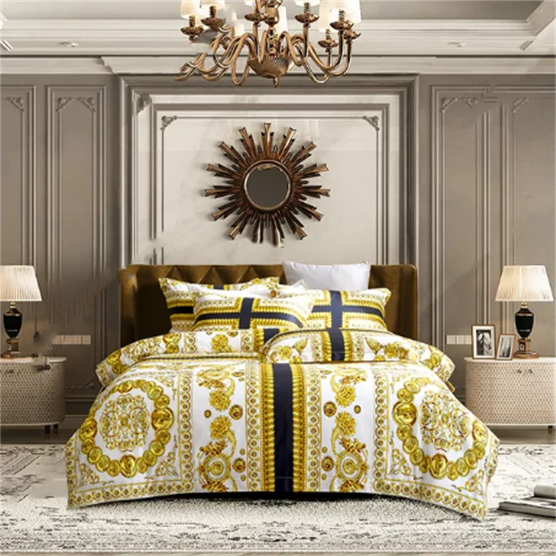 Housse de Couette Parure en Coton