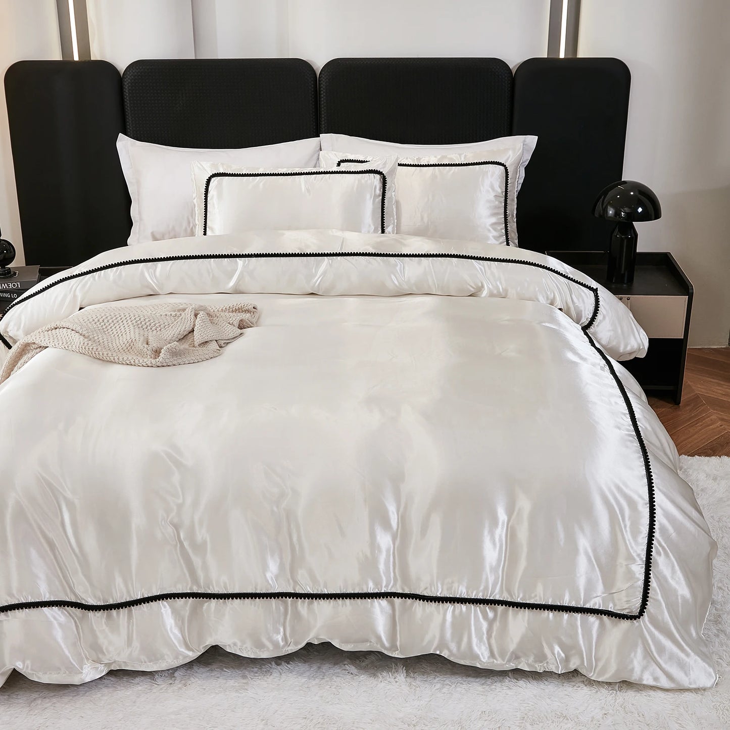 Parure de lit en Satin