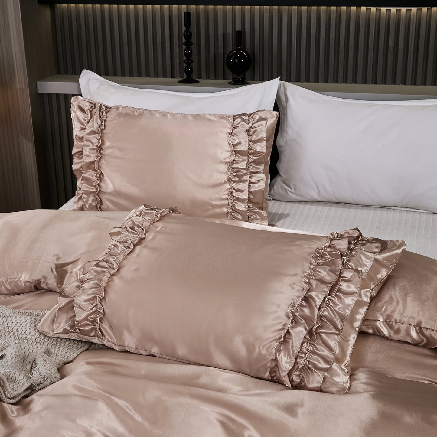 Parure Housse de Couette en Satin