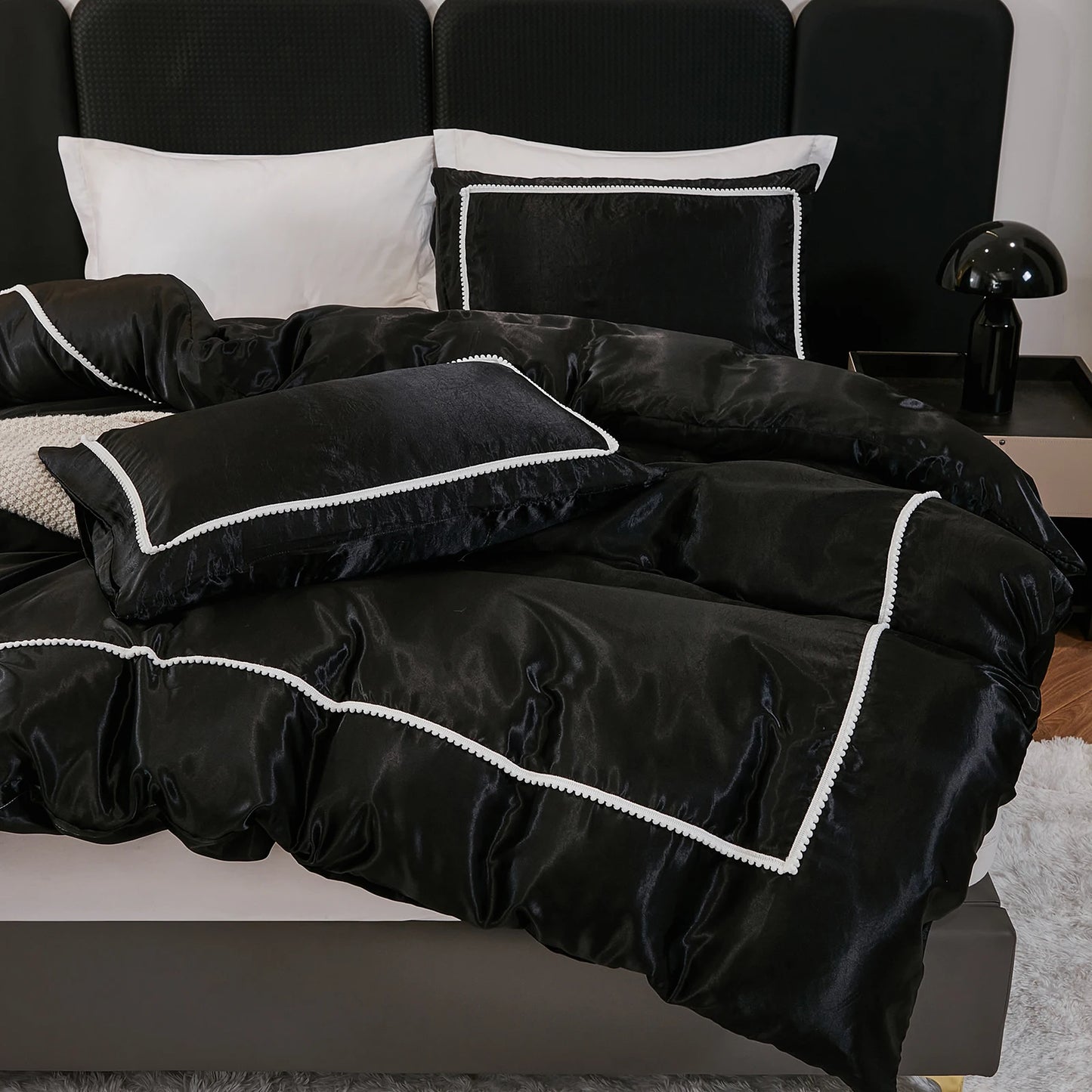 Parure de lit en Satin