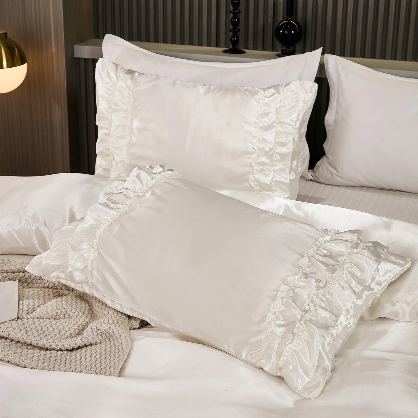 Parure Housse de Couette en Satin