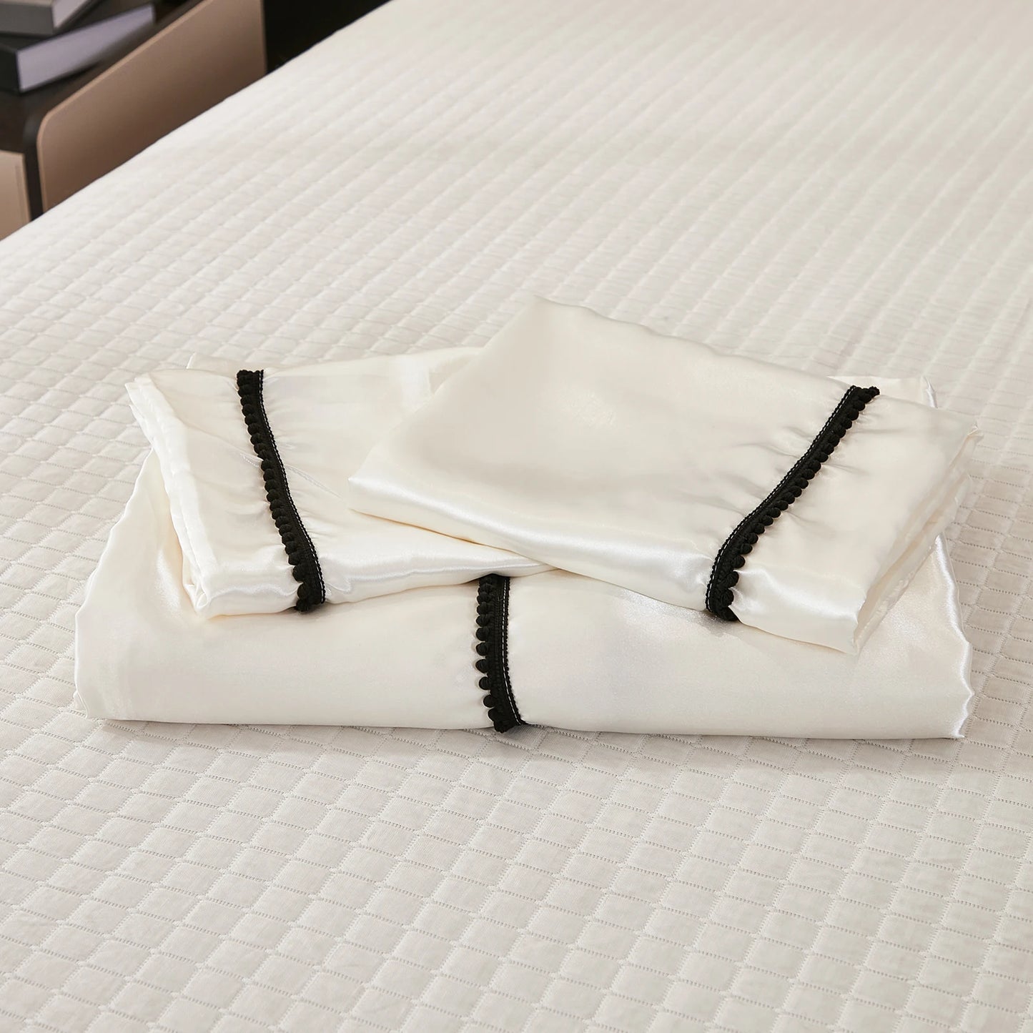 Parure de lit en Satin