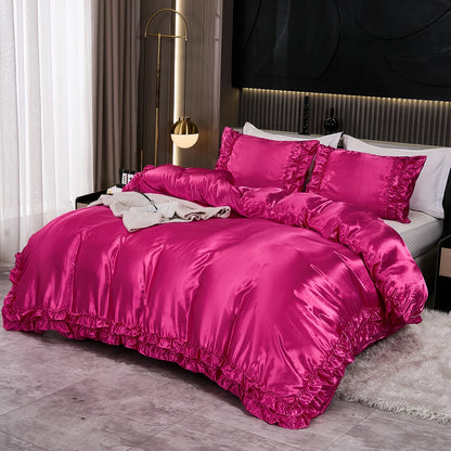 Parure Housse de Couette en Satin