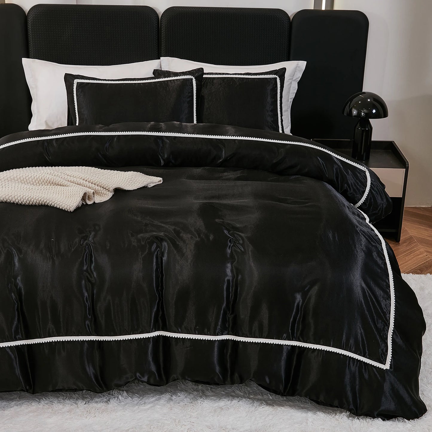 Parure de lit en Satin