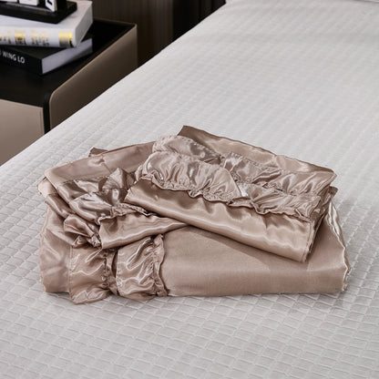 Parure Housse de Couette en Satin