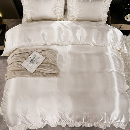 Parure Housse de Couette en Satin