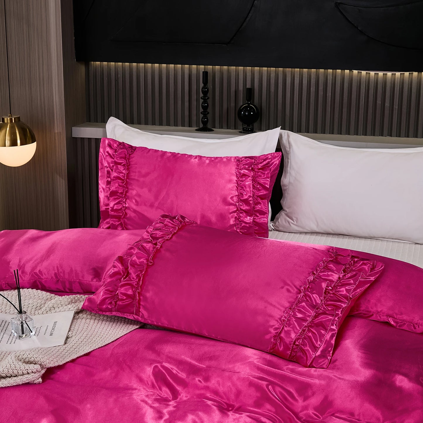 Parure Housse de Couette en Satin